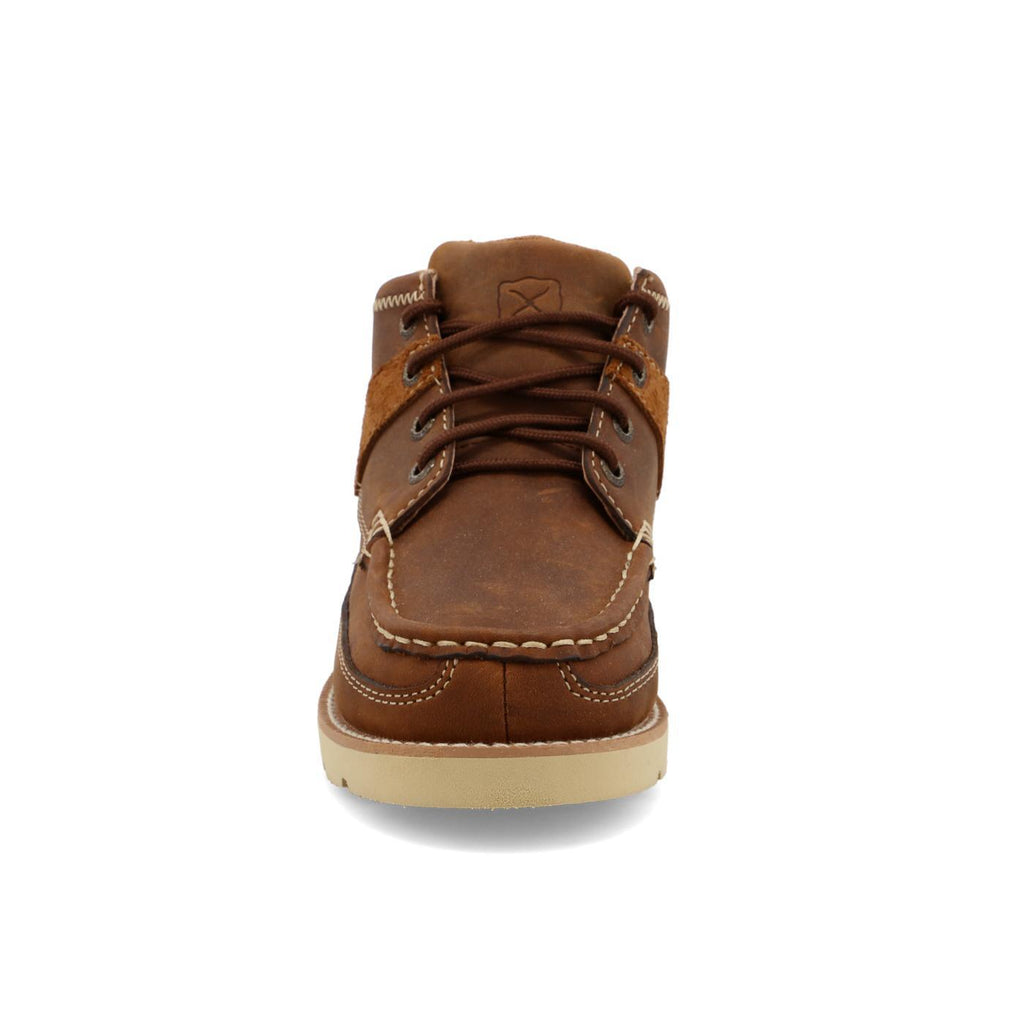 YOUTH TWISTED X SHOES/OILED SADDLE - YCA0001