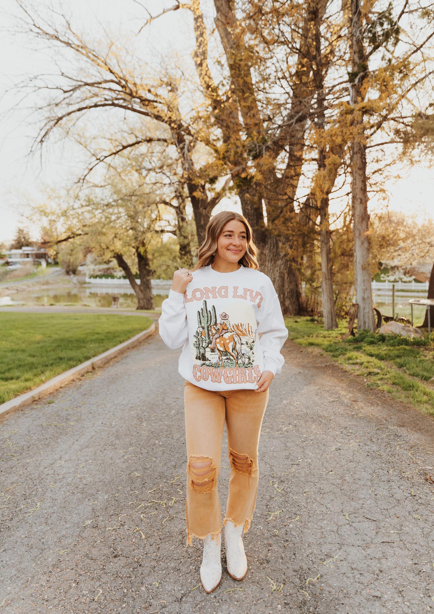 VINTAGE HIGH RISE CROP FLARE - ARMY KHAKI