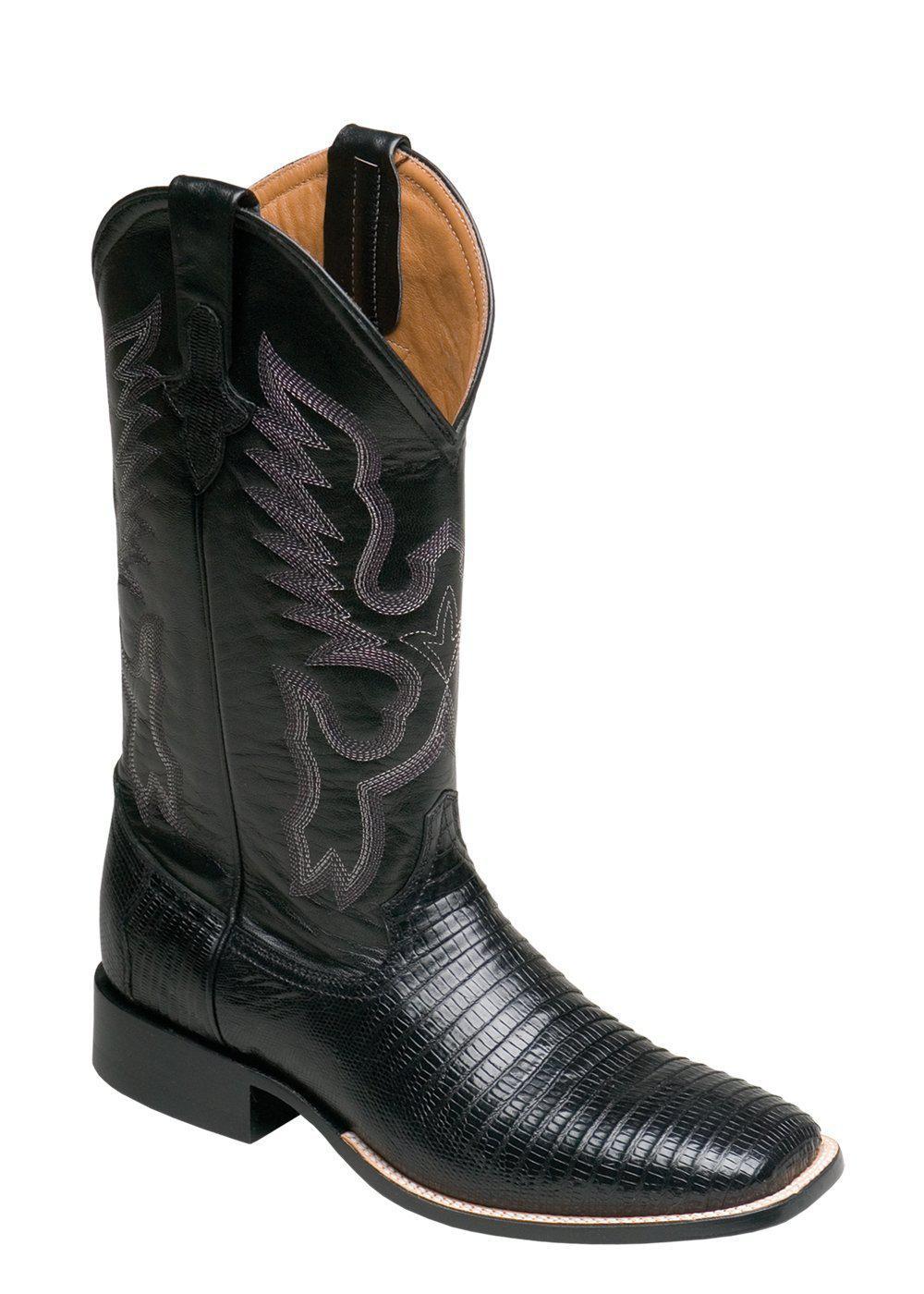 Men's Teju Lizard S-Toe Black
