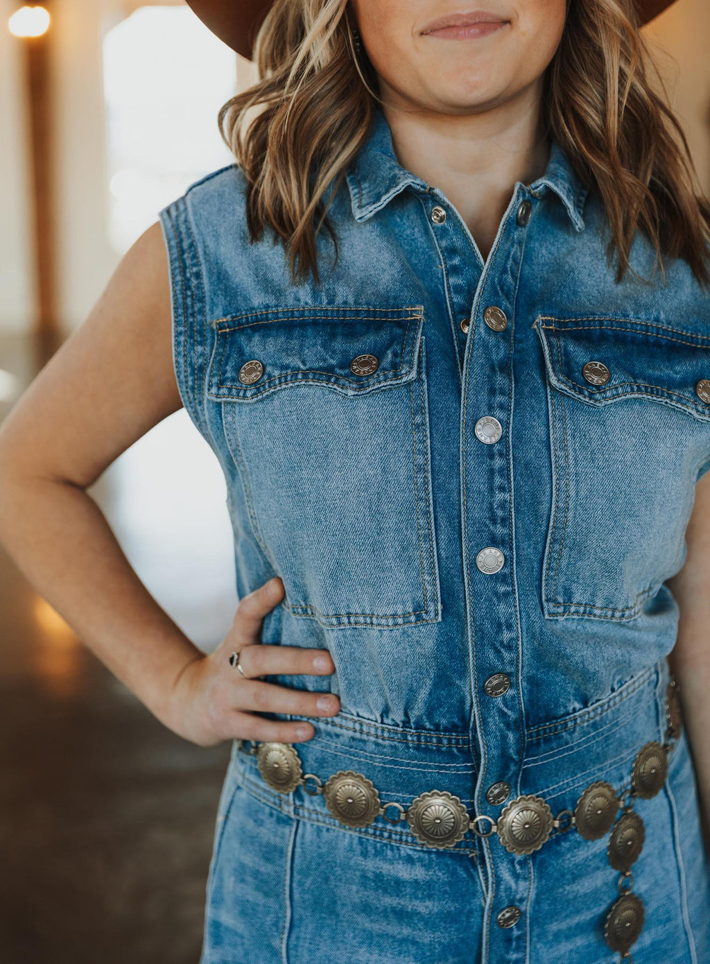 Denim Regular Fir Casual Others Jumpsuit