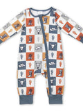 Checker w/ Western Pattern Baby Romper .