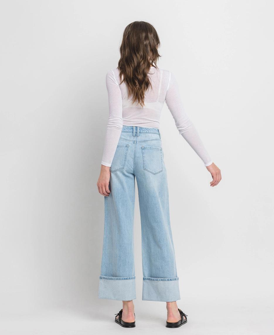 Super High Rise Baggy Wide Leg Jeans | Streamlined