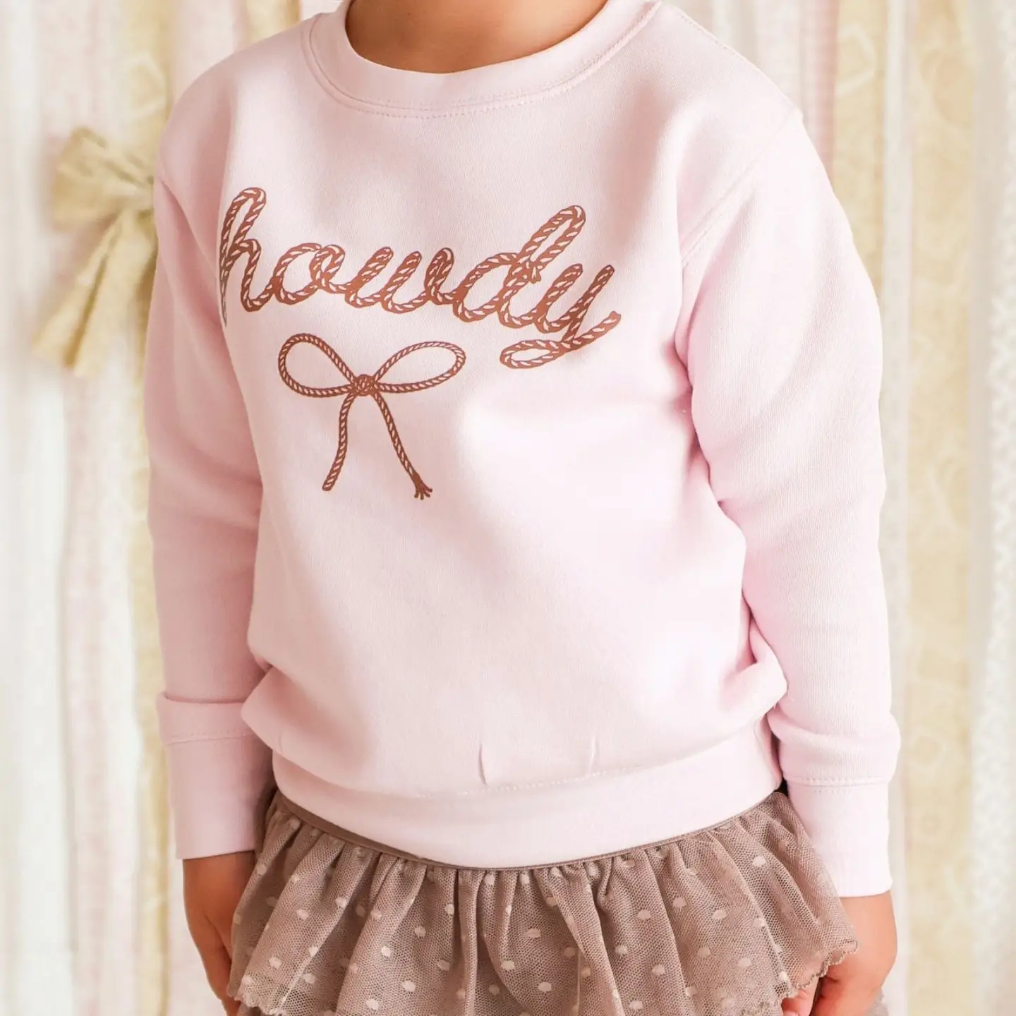Howdy Darling Western Sweatshirt - Kids Boutique Clothing