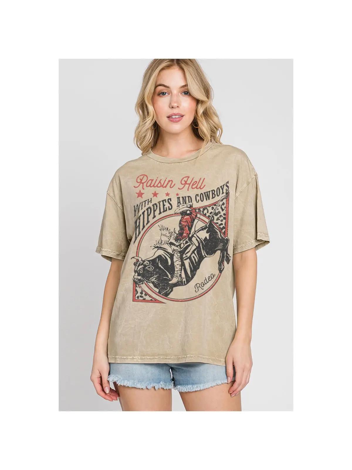 Raisin Hell Mineral Graphic Tee - Mineral Beige