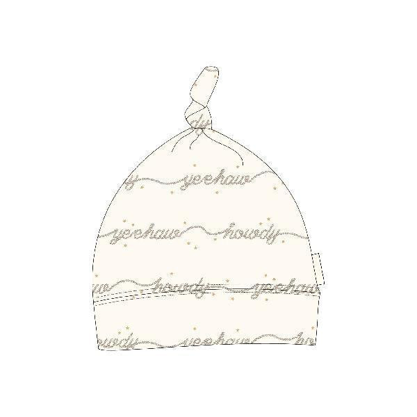 ORGANIC KNOTTED HAT - HOWDY