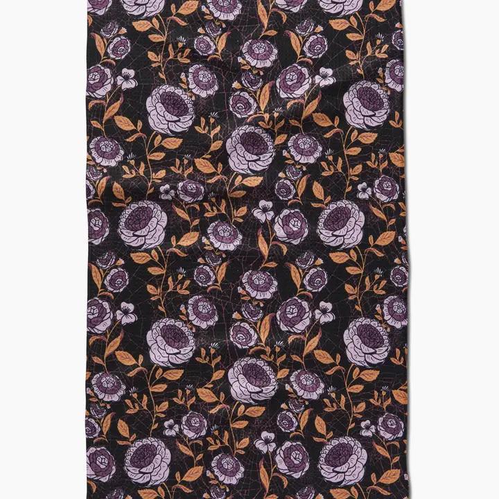 Haunted Roses Tea Towel