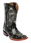 MARBLE COWHIDE BLACK