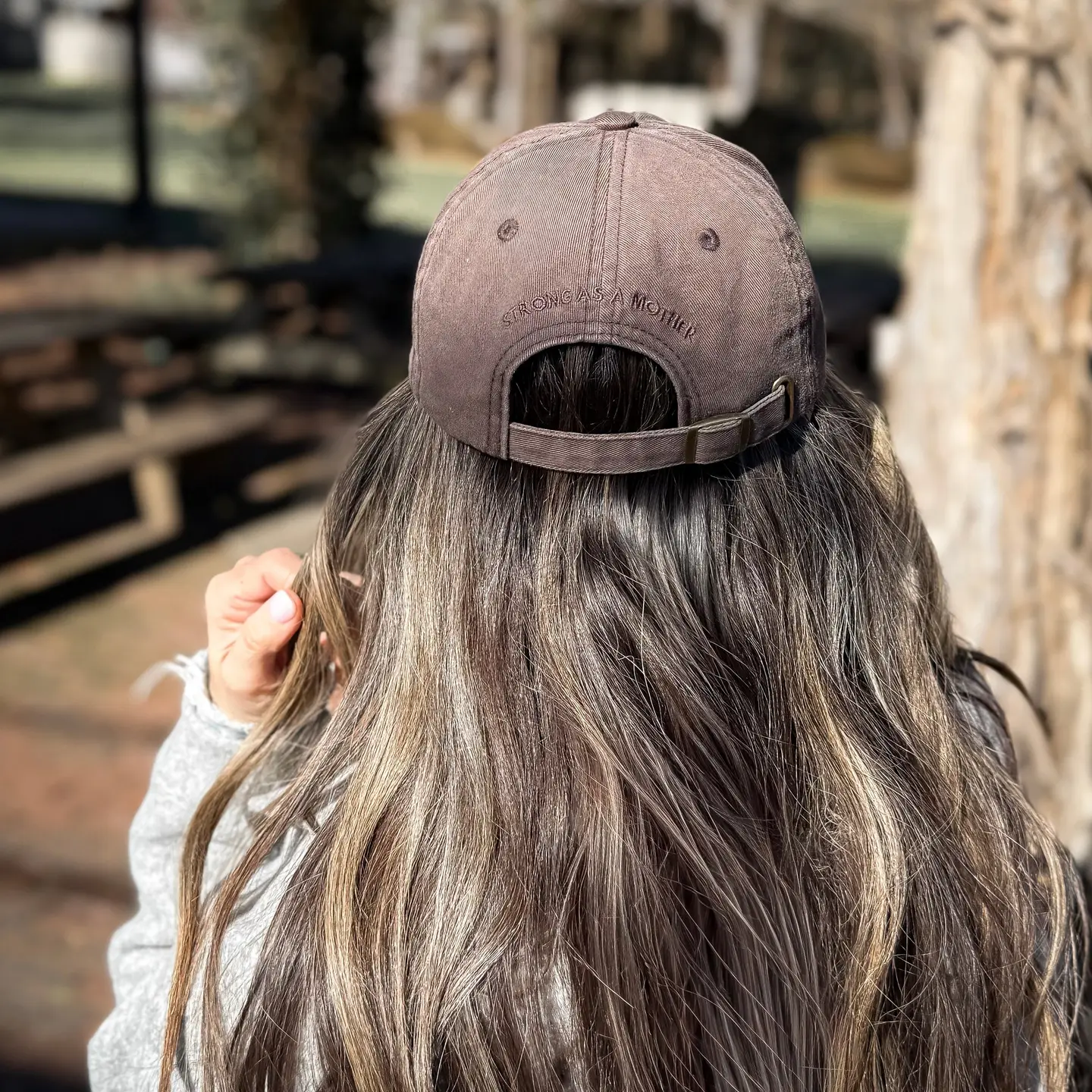 Mother Embroidered Dad Hat - Washed Brown