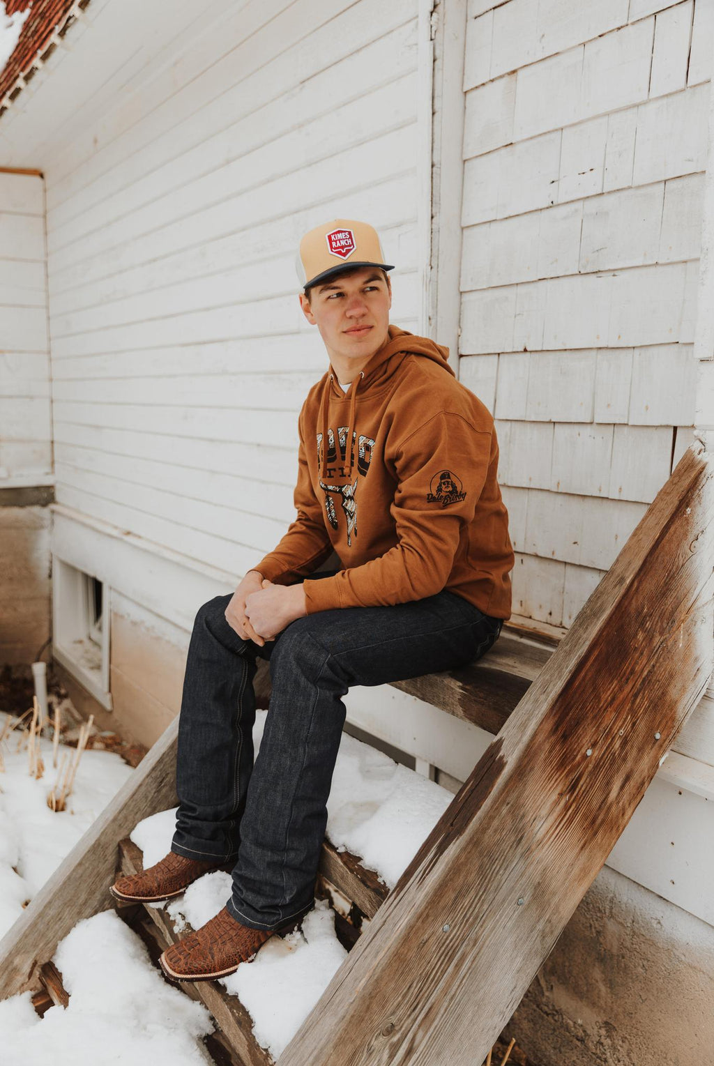 RODEO TIME TRIBAL HOODIE