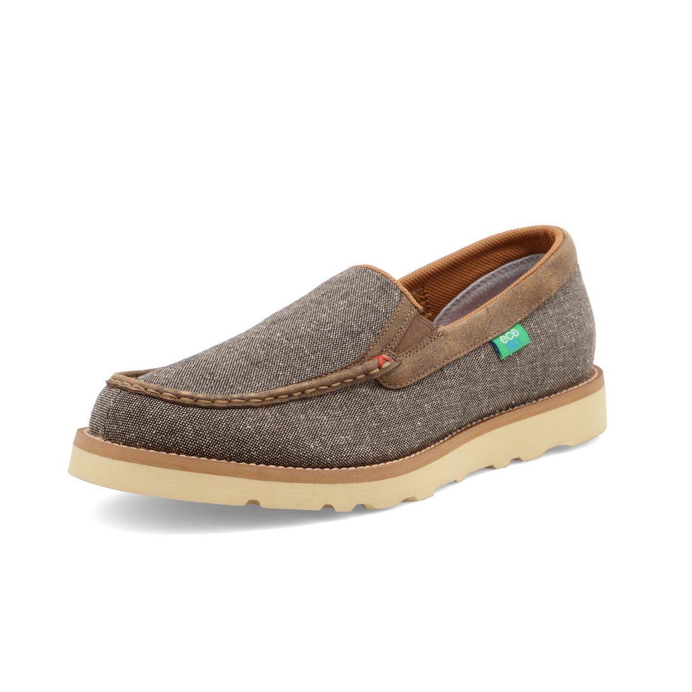 MENS SLIP ON ECO DRIVING MOCCASINS - DUST MCA0035