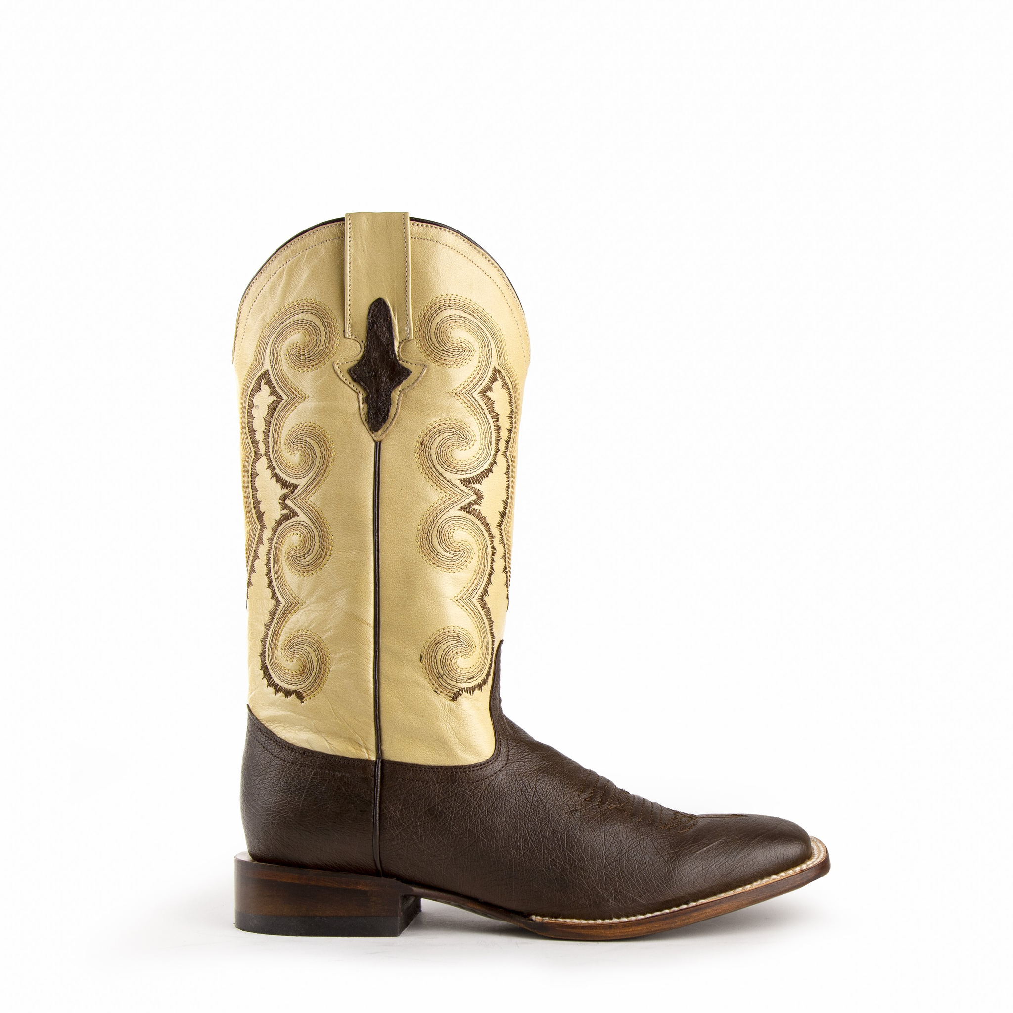 Men's Morgan Ostrich Chocolate S-Toe