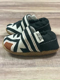Orange & Black Tribal Moccasins