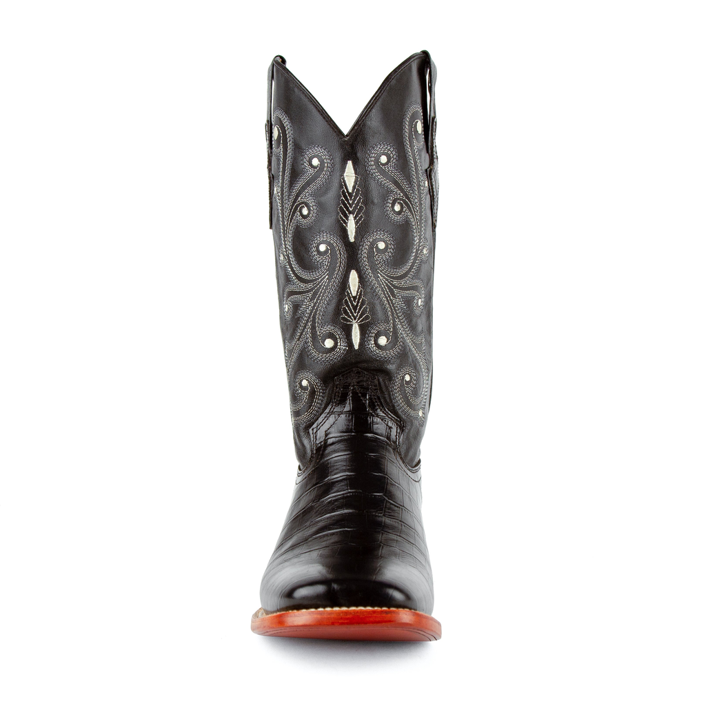 Men's Print Mustang S-Toe Black