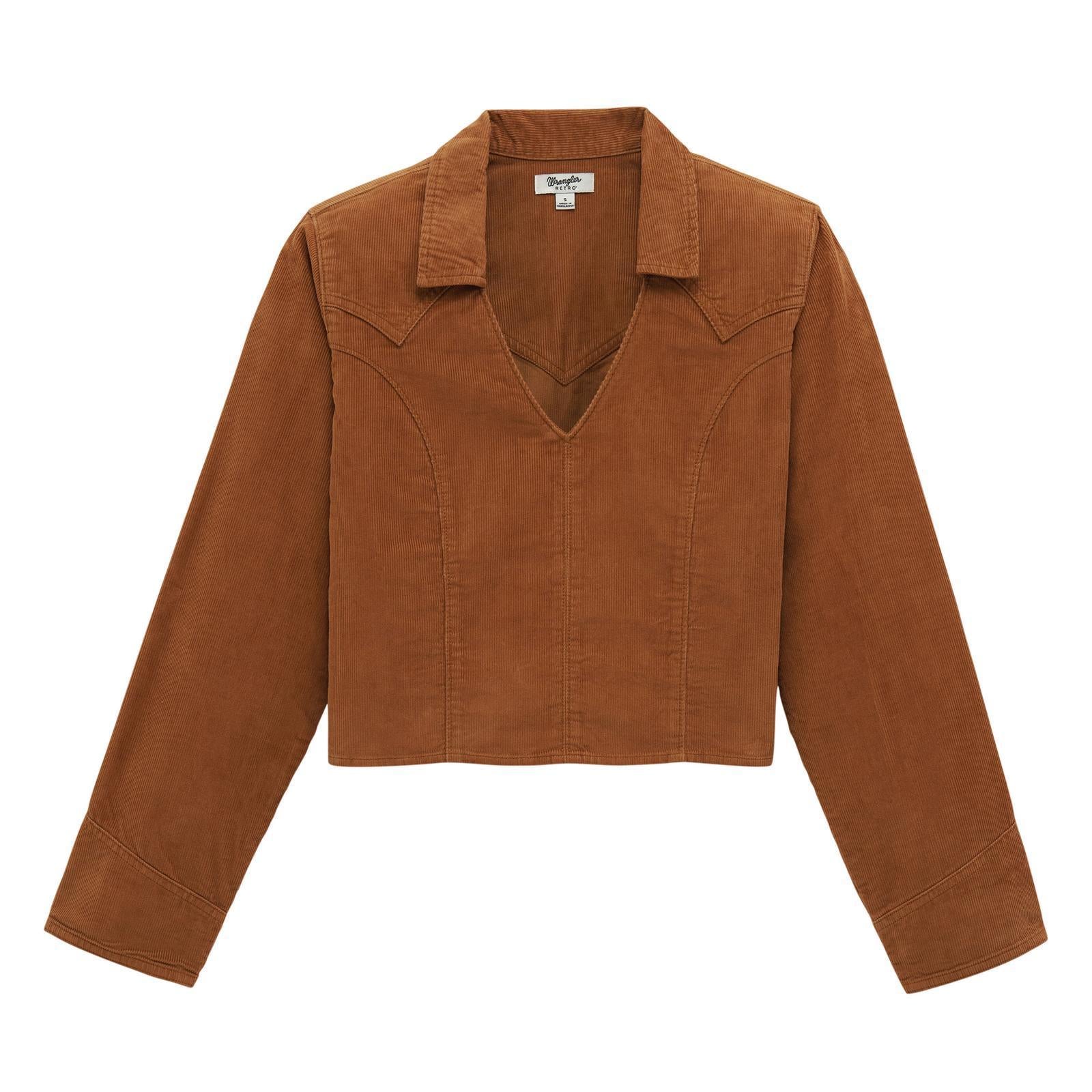 Wrangler Retro® Vintage Corduroy Popover - Brown