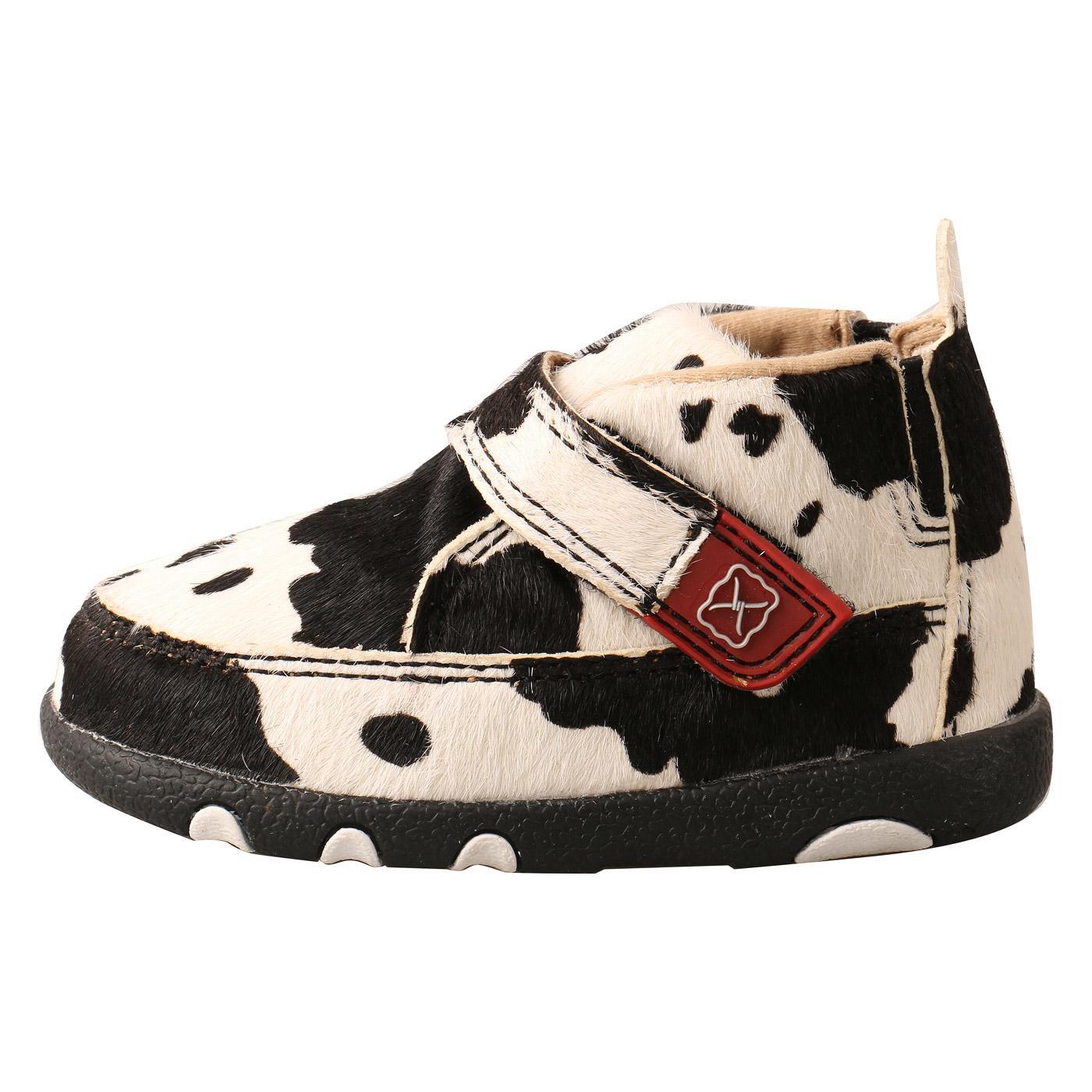 INFANT DRIVING MOCCASINS - HAIR ON HIDE ICA0013