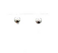 Sterling Silver 8MM Ball Pearl Earrings