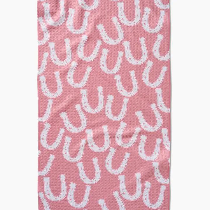 Lucky Horseshoe Tea Towel
