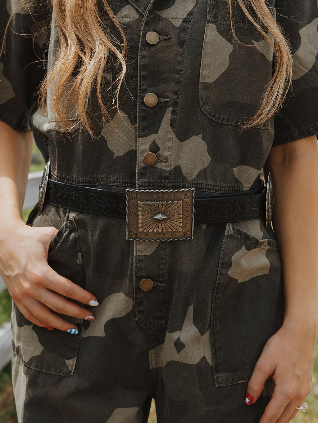 Camouflage Utility Jumpsuit