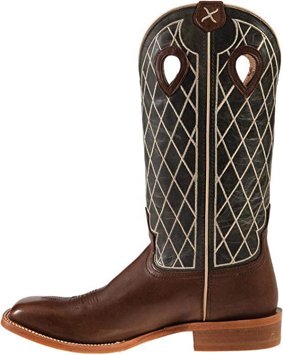 Twisted X Mens 14" Ruff Stock, Toffee & Charcoal - MRSL044