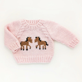 Pony Sweater Blush For Baby & Toddler