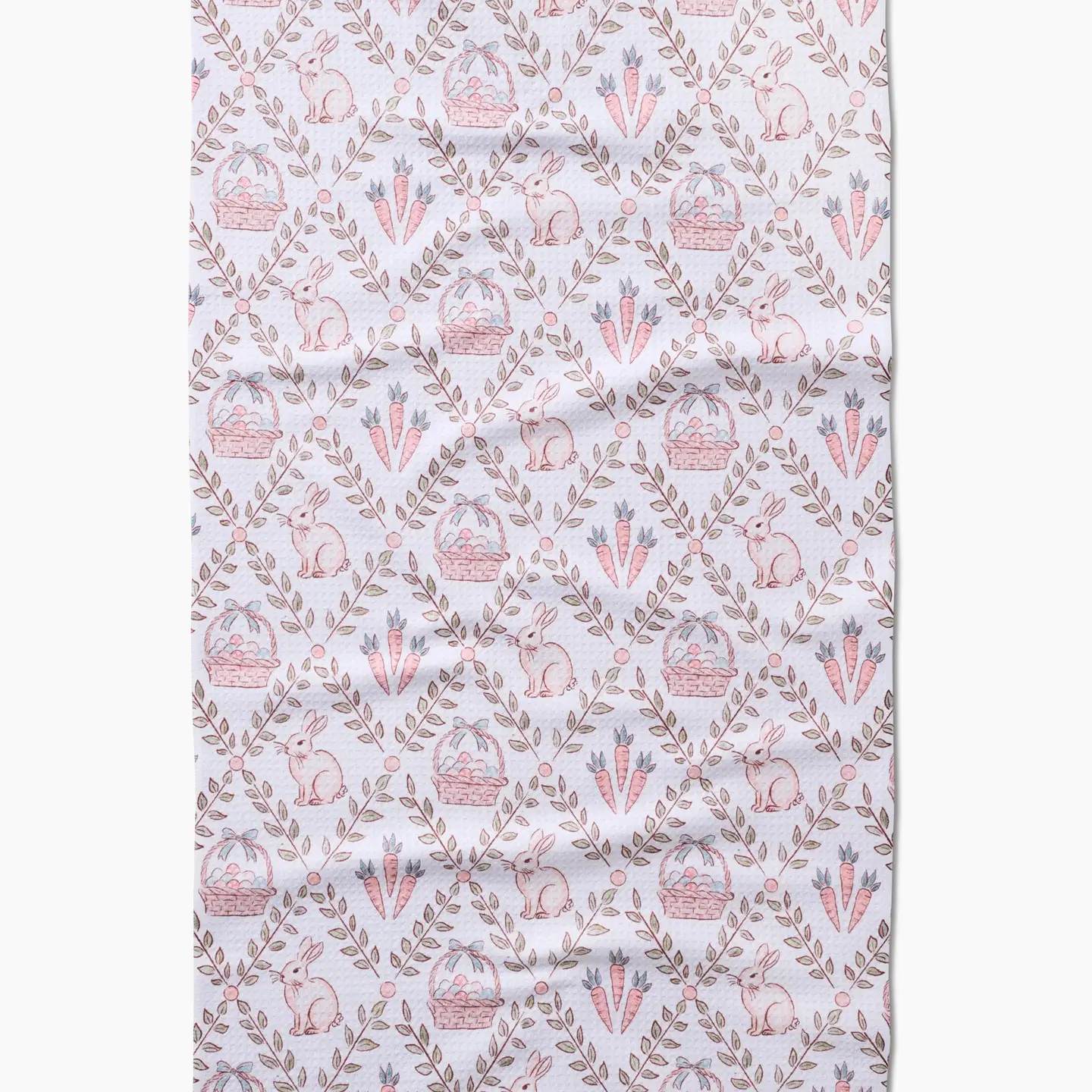 Hopscotch Harvest White Tea Towel