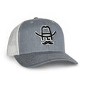 COWBOY COOL HANK 3D HAT - GREY