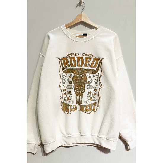 RODEO WILD WEST SWEATSHIRT (OVERSIZED)