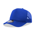 Decky 6025 - Mid Profile, 5 Panel Foam Trucker Hat - 6025 | Royal