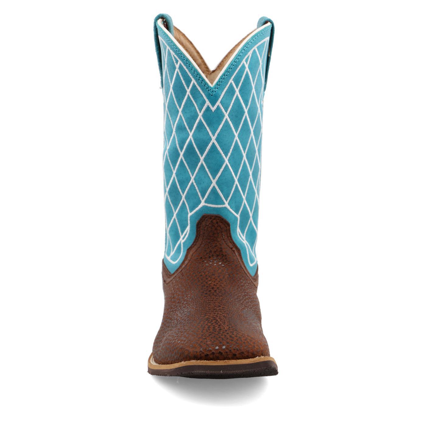Top Hand - Distressed Saddle & Teal YTH0015