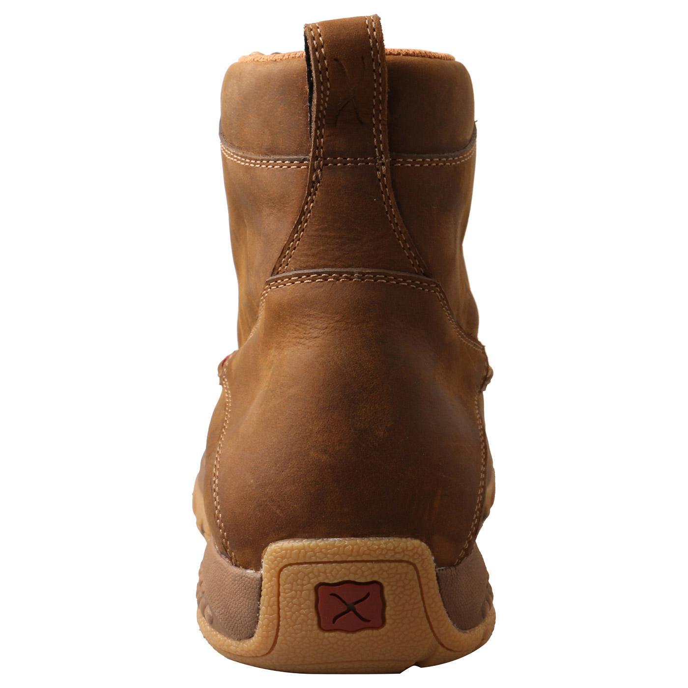 6" Driving Moc Hiker - Distressed Saddle MXC0011