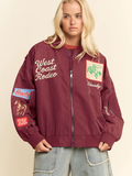 West Coast Rodeo Embroidered Bomber Jacket