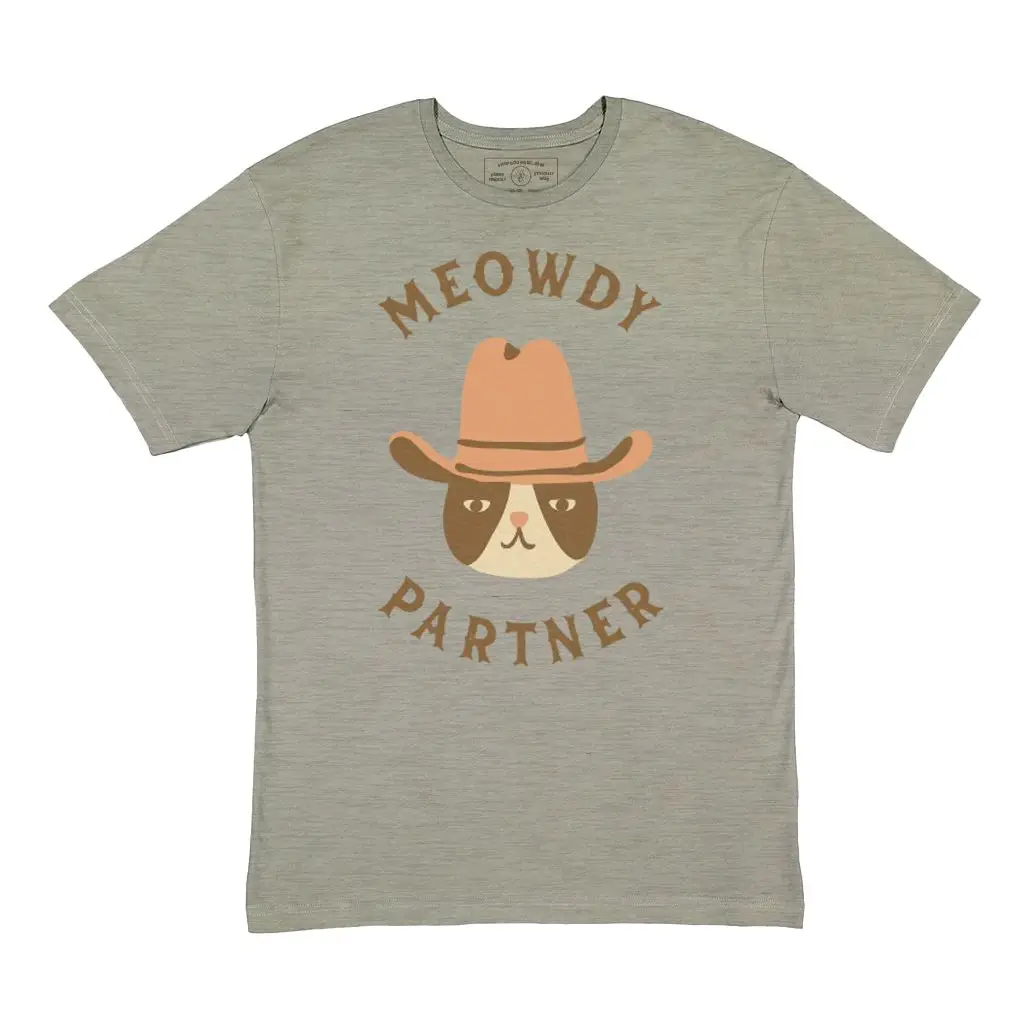 Meowdy Partner Western Kids Tee