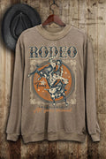 RODEO ALL YEAR AROUND LONG SLEEVE SWEATSHIRT - MINERAL TAUPE