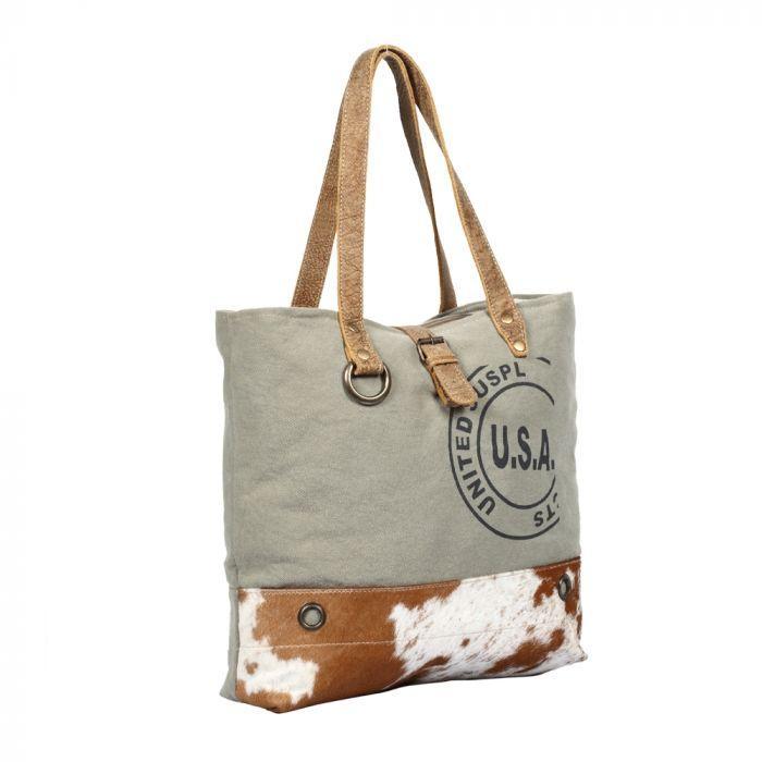 Myra USA stamp tote bag - S-1294
