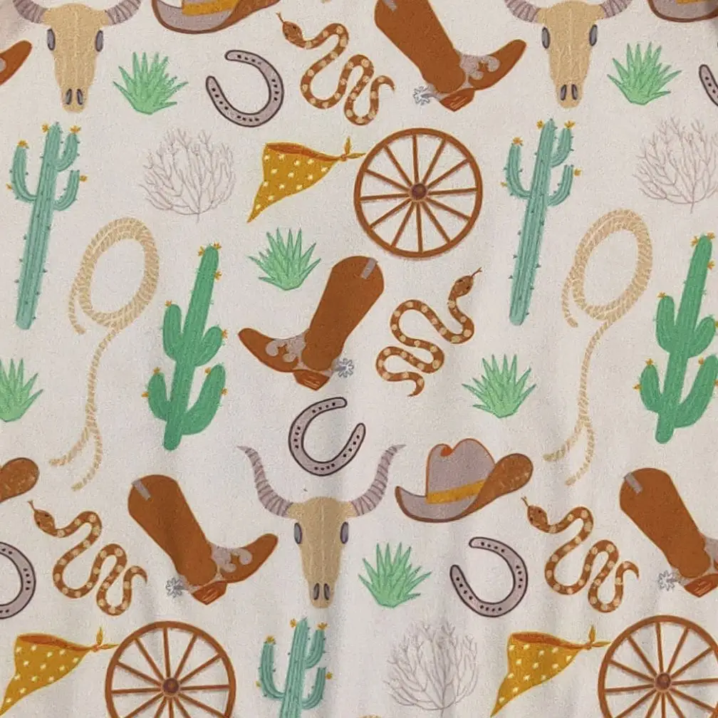 Western Cowboy Boy Romper
