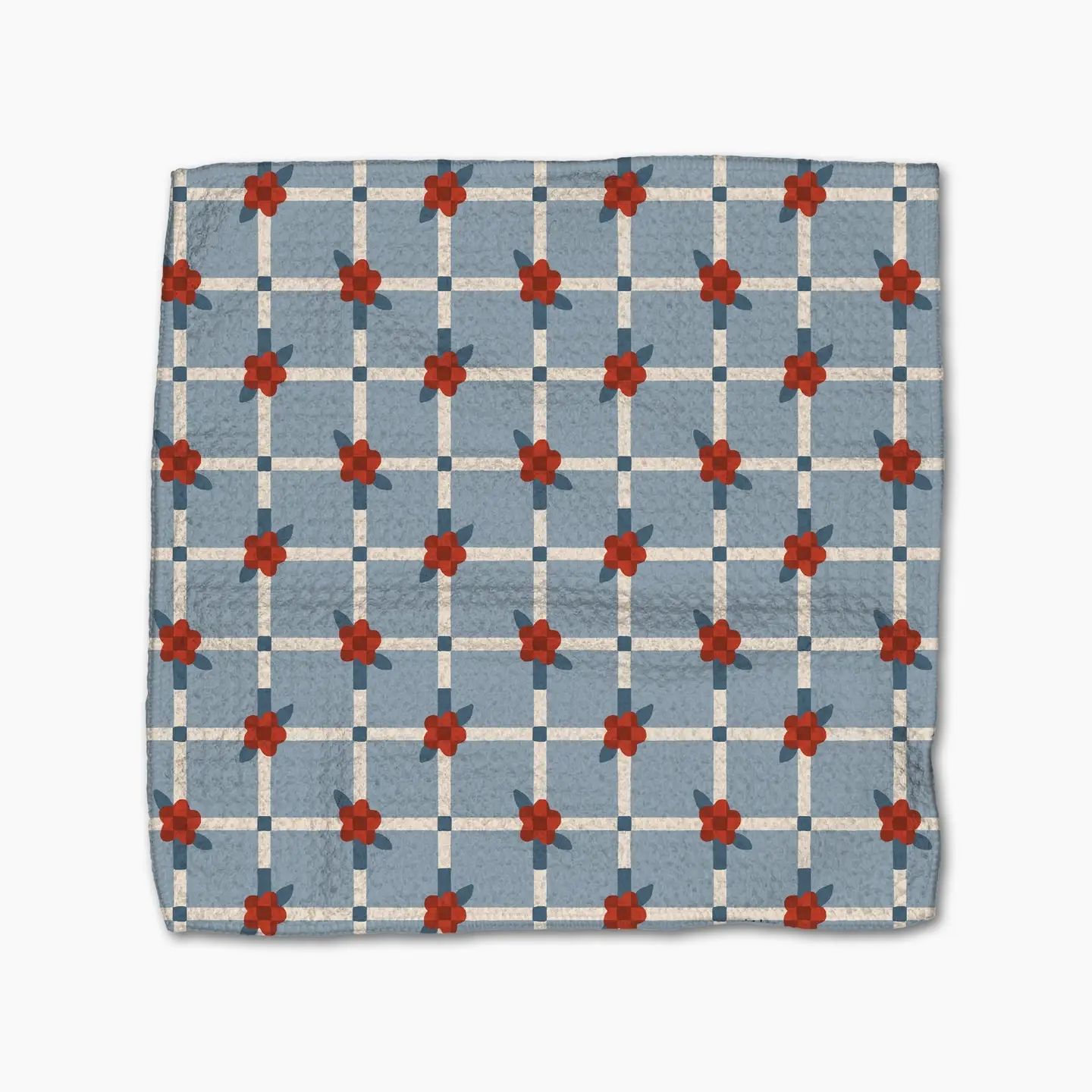 Floral Parade Grid Dishcloth Set
