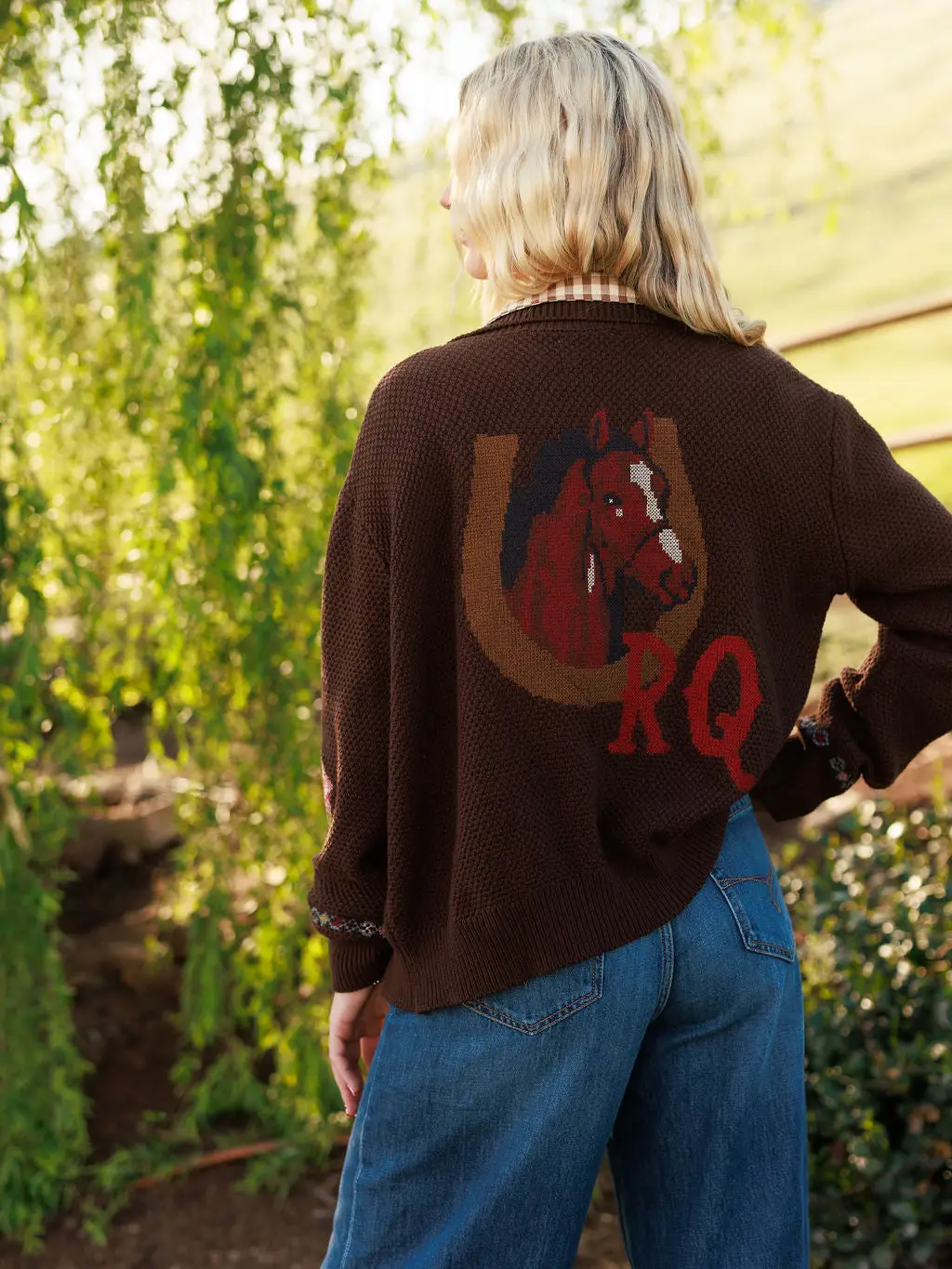 Nana's Rose Garden Sweater