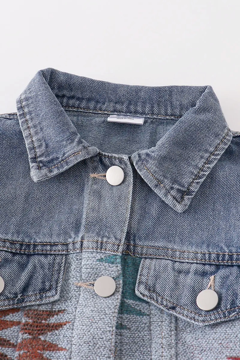 AZTEC DENIM JACKET