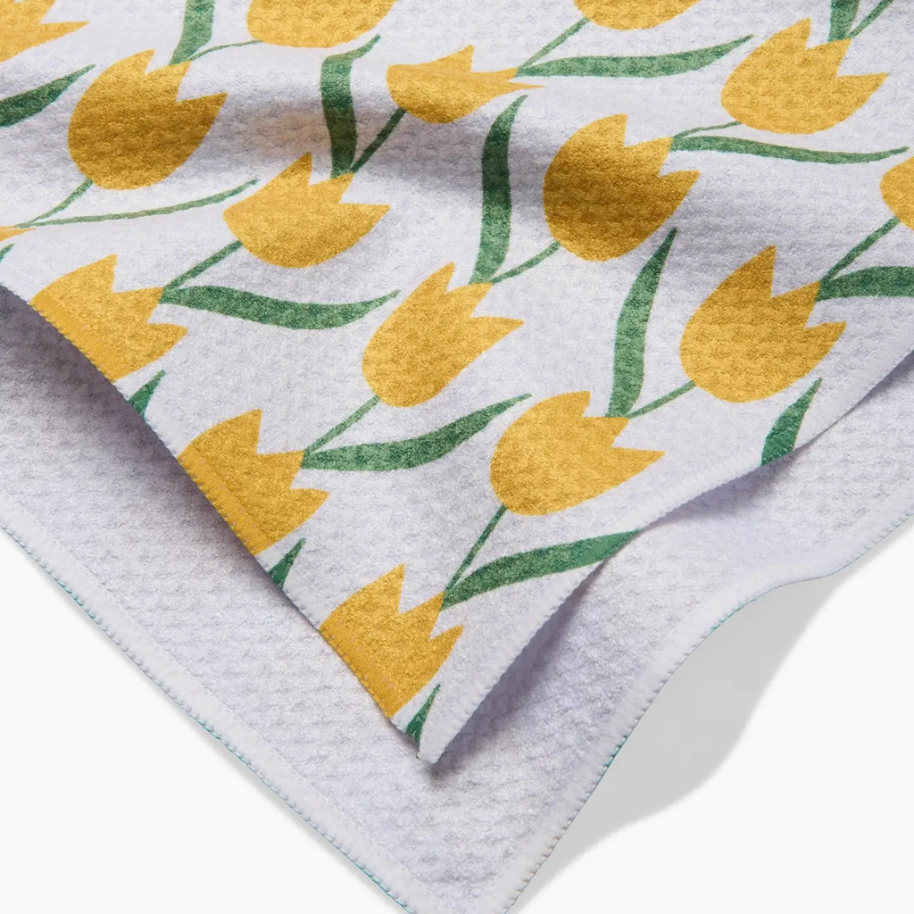 Tulip Flowers Tea Towel