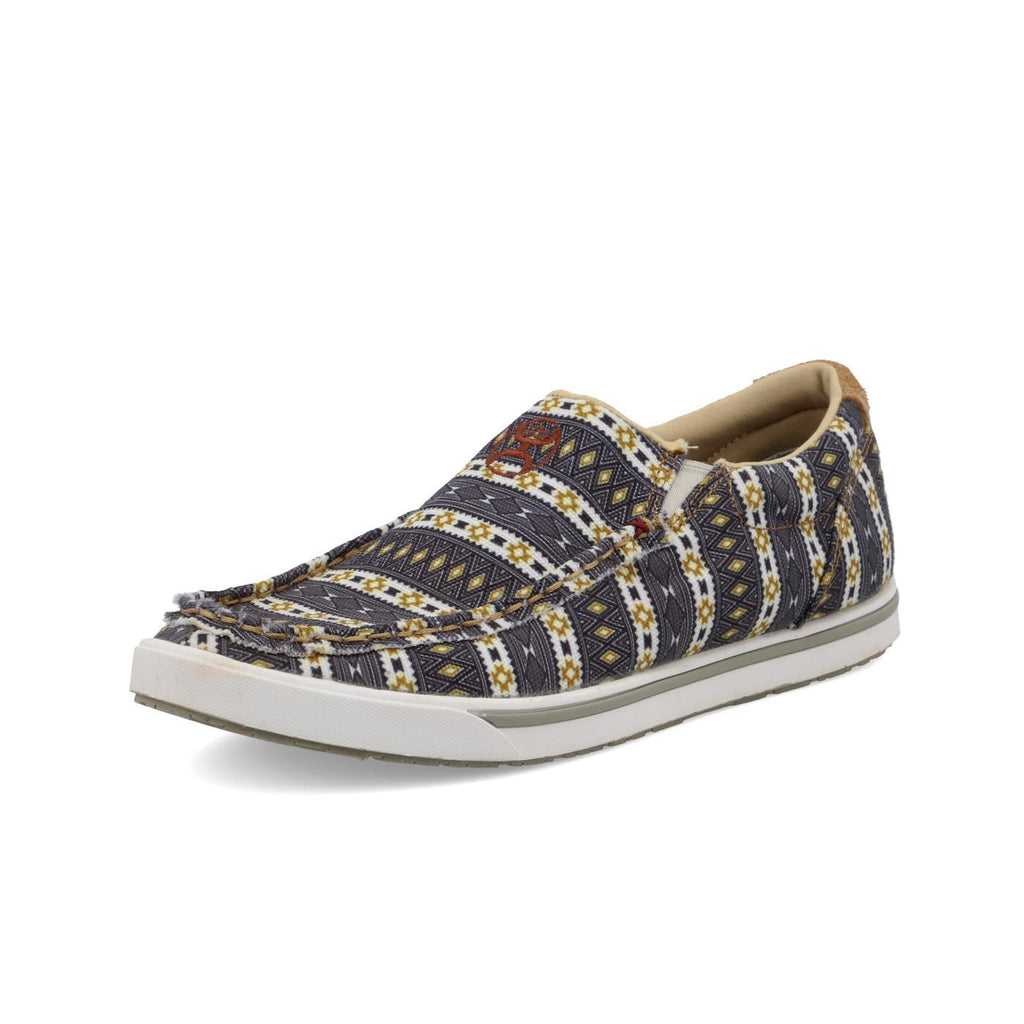 Hooey Slip-On Loper - Black & Yellow Multi WHYC024