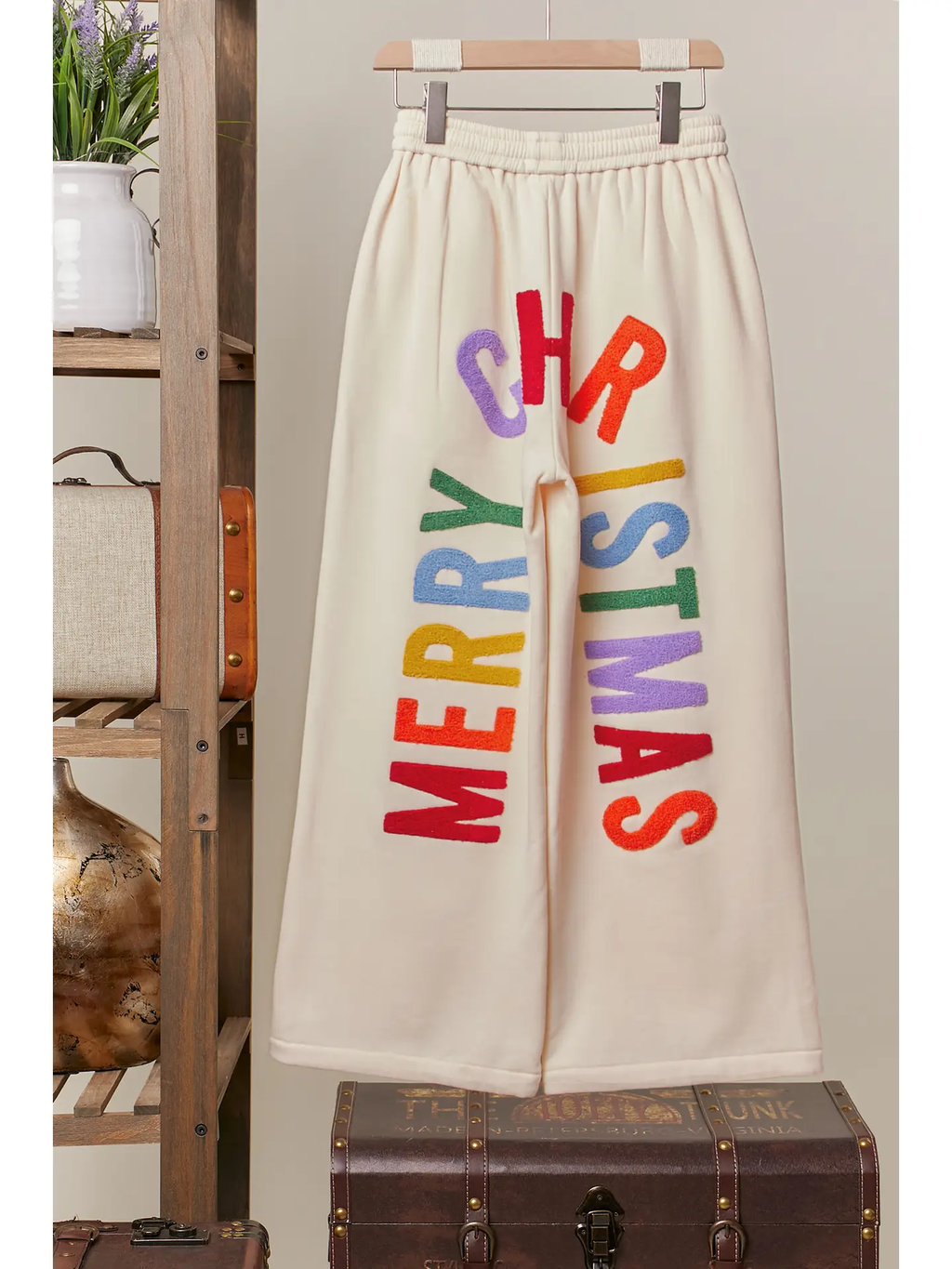 Christmas Pants with Lettering