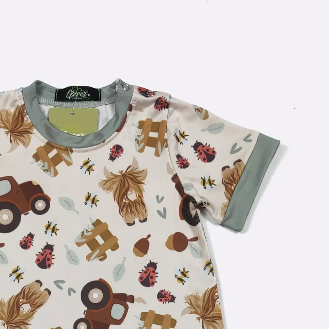 Farmyard Highland Boy Romper
