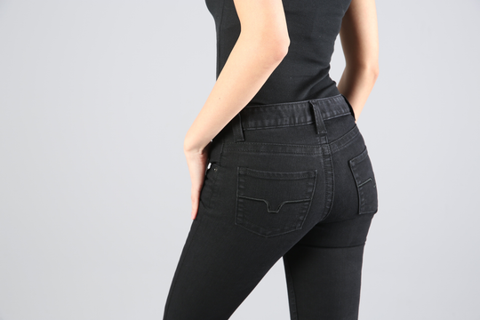 KIMES WOMENS JEANS - BETTY BLACK