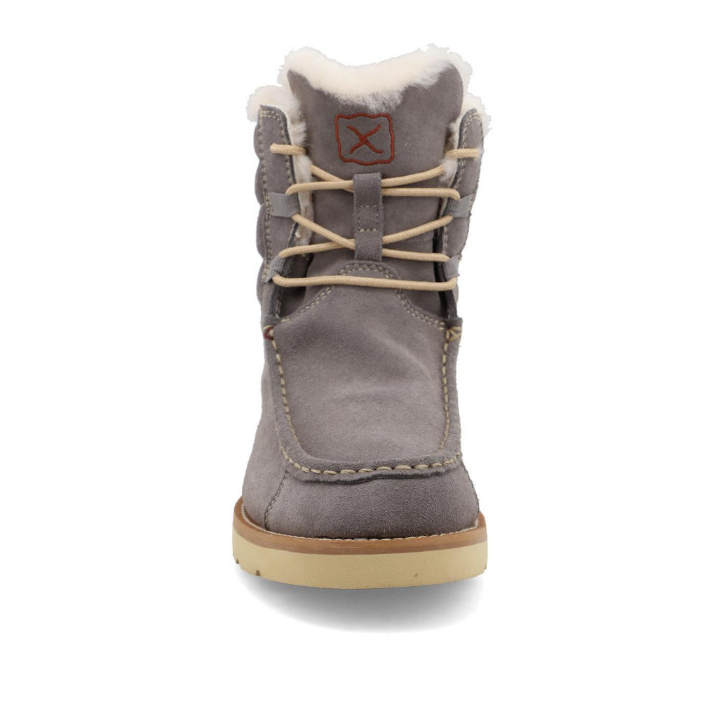 6" Wedge Sole Boot - Brushed Nickel WCAW002
