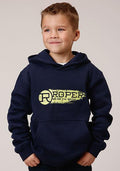 BOYS JACKETS   ROPER LONG SLEEVE SWEATSHIRT W/HOOD - 03-397-0300-6607