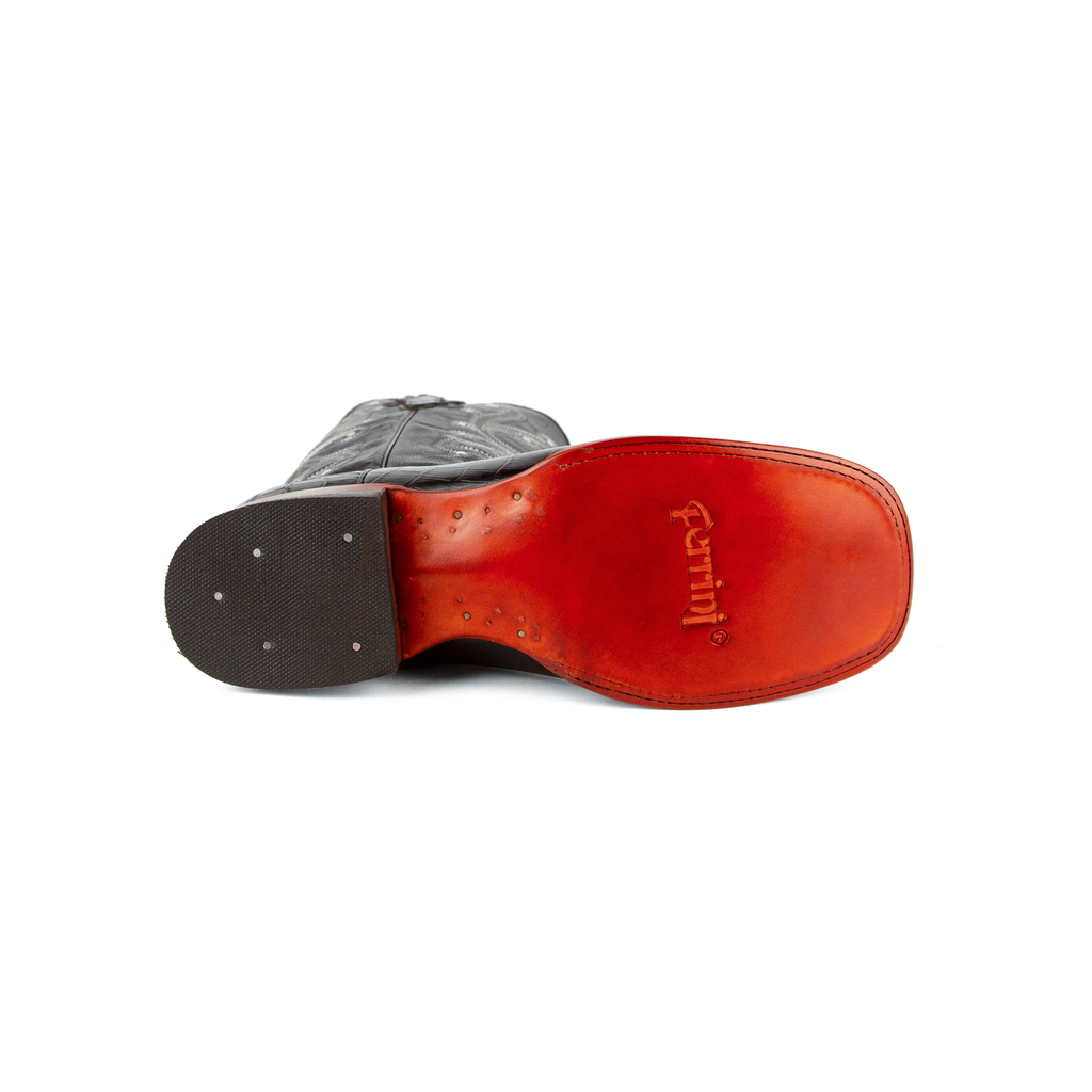 Men's Print Mustang S-Toe Black