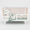Cotton Muslin Toddler Bedding 3 Piece Set - Cowpoke