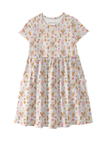 Saddle Up, Cowgirl Toile - Short Sleeve Dress