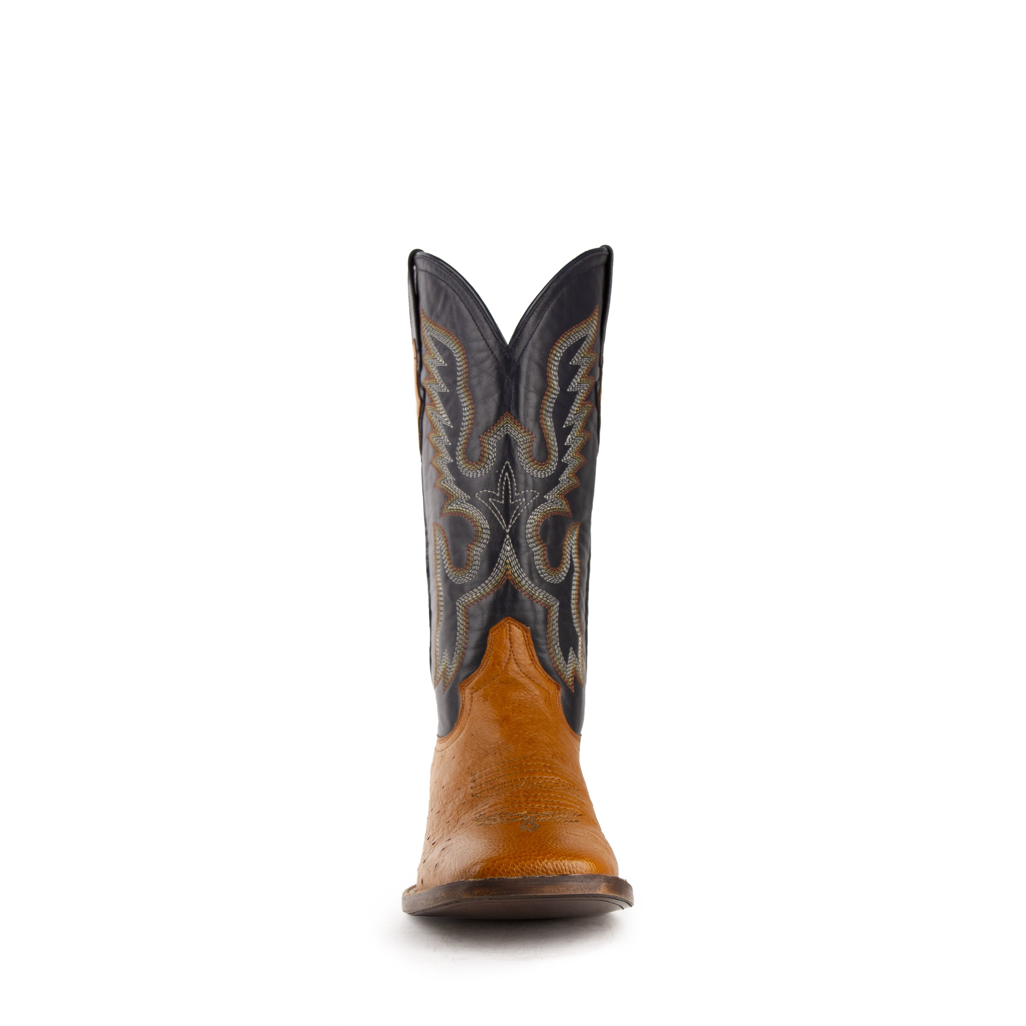 Men's Morgan Ostrich S-Toe Cognac