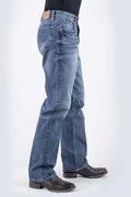 MENS JEAN   1520 FIT STANDARD STRAIGHT LEG WESTERN V SHAPE EMB ON BACK POCKET 11-004-1520-4068 BU